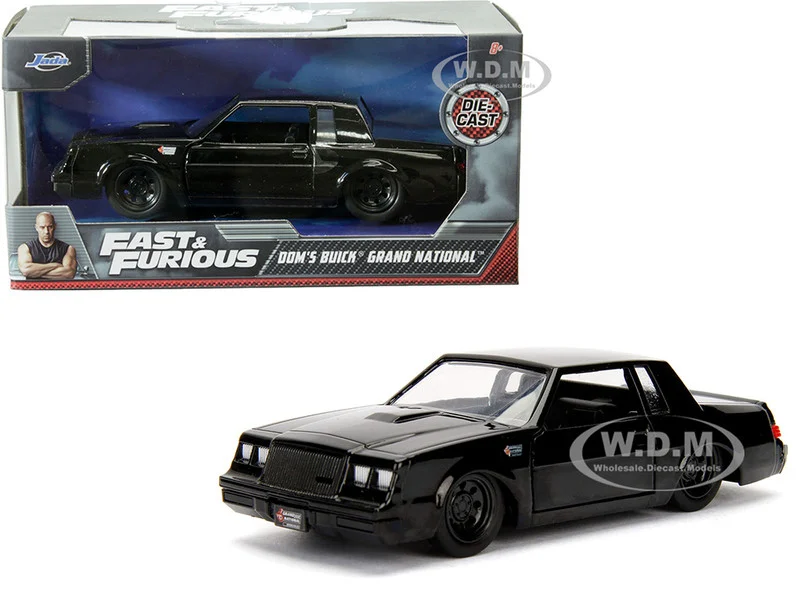 Dom's Buick Grand National Black "Fast & Furious" Movie 1/32 Diecast Model Car by Jada - Movie/TV Series Models