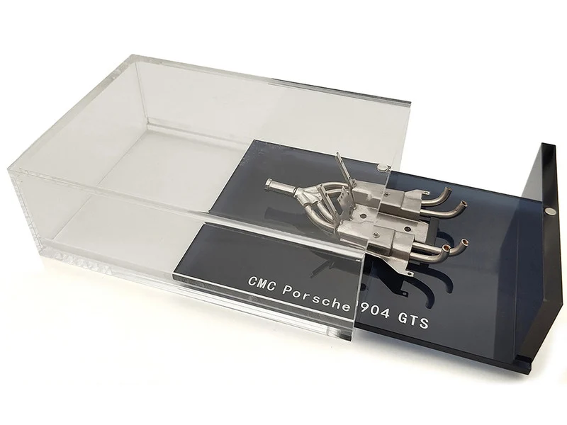 Sebring Exhaust for Porsche 904 Carrera GTS with Display Case 1/18 Diecast Model by CMC - Porsche Models