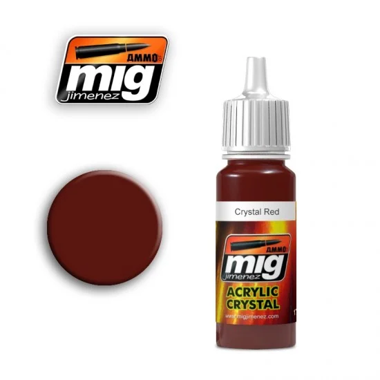 AMMO by Mig Jimenez 093 Acrylic Paint - Crystal Red (17ml)
