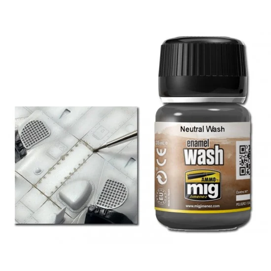 AMMO by Mig Jimenez 1010 Enamel Wash - Neutral Wash (35ml)