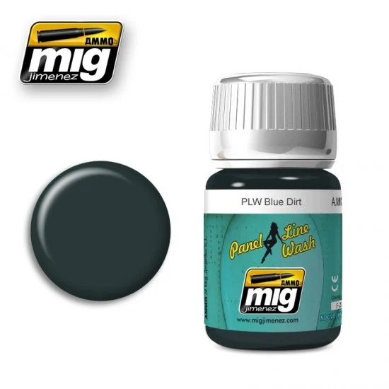 AMMO by Mig Jimenez 1619 Panel Line Wash - Blue Dirt (Enamel, 35ml)