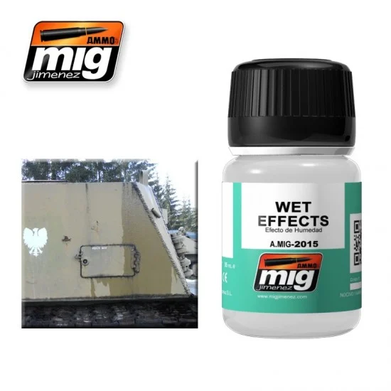 AMMO by Mig Jimenez 2015 Wet/Damp Effects, Semi-Gloss (Enamel, 35ml)