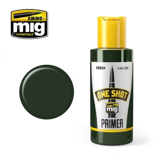 AMMO by Mig Jimenez 2028 One Shot Primer - Green (60ml)