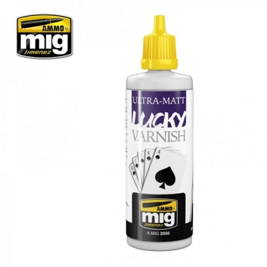 AMMO by Mig Jimenez 2050 Ultra-Matt Lucky Varnish (60ml)