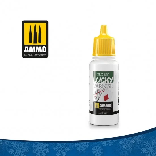 AMMO by Mig Jimenez 2057 Glossy Lucky Varnish (17ml) - Hobby & Model Paints