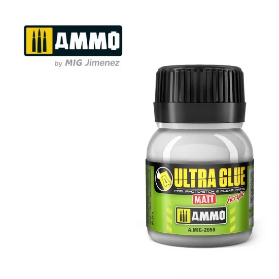 AMMO by Mig Jimenez 2058 Ultra Glue Matt for Photo-Etch and Clear Parts (40ml)