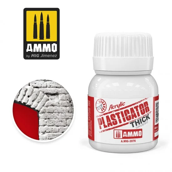 AMMO by Mig Jimenez 2076 Acrylic Plasticator Thick (40ml) - Hobby Tools & Supplies