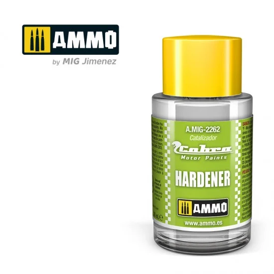 AMMO by Mig Jimenez 2262 Hardener for Cobra Motor Clear Lacquer 2K (30ml) - Hobby & Model Paints