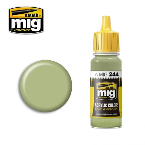 AMMO by Mig Jimenez 244 Acrylic Paint - Duck Egg Green (BS 216) (17ml)