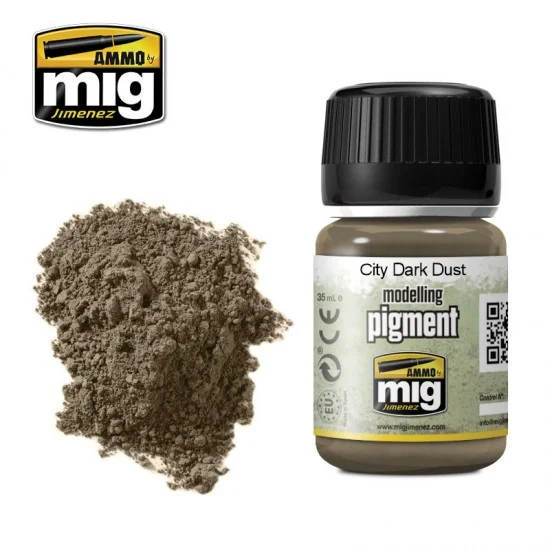 AMMO by Mig Jimenez 3028 Pigments - City Dark Dust (35ml)