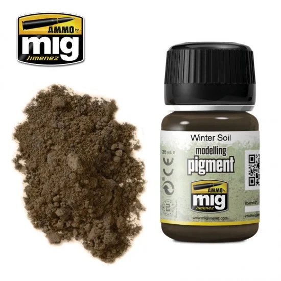 AMMO by Mig Jimenez 3029 Pigments - Winter Soil (35ml)