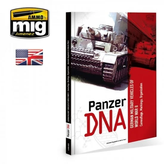 AMMO by Mig Jimenez 6035 Colour Book - Panzer DNA: German Military Vehicles of WWII (English)