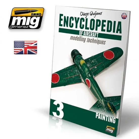 AMMO by Mig Jimenez 6052 Encyclopedia Of Aircraft Modelling Techniques - Vol.3 - Painting (English, 200 pages)