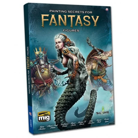 AMMO by Mig Jimenez 6125 How to Paint Fantasy Figures (English, 124 pages) - Modelling Publication