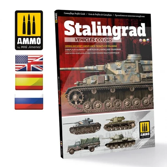 AMMO by Mig Jimenez 6146 Vehicles Colors - German & Russian Camo in Battle of Stalingrad (Multilingual)