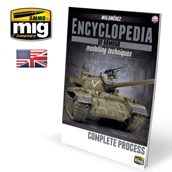 AMMO by Mig Jimenez 6155 Encyclopedia of Armour Modelling Techniques Vol. 6 - Complete Process (English, 44 pages)