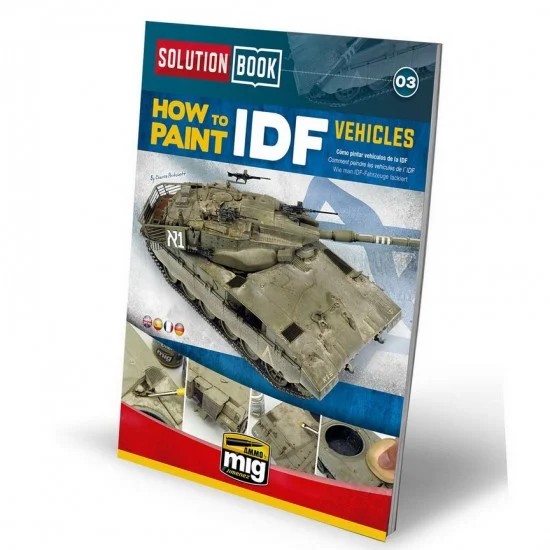 AMMO by Mig Jimenez 6501 Solution Book - How to Paint IDF Vehicles (English)