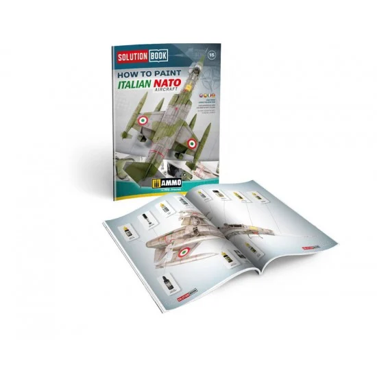 AMMO by Mig Jimenez 6525 Solution Book - How to Paint Italian NATO Aircraft (64 pages)