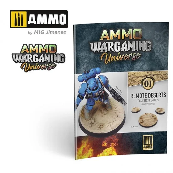 AMMO by Mig Jimenez 6920 Wargaming Universe Book #01 - Remote Deserts (Multilingual)