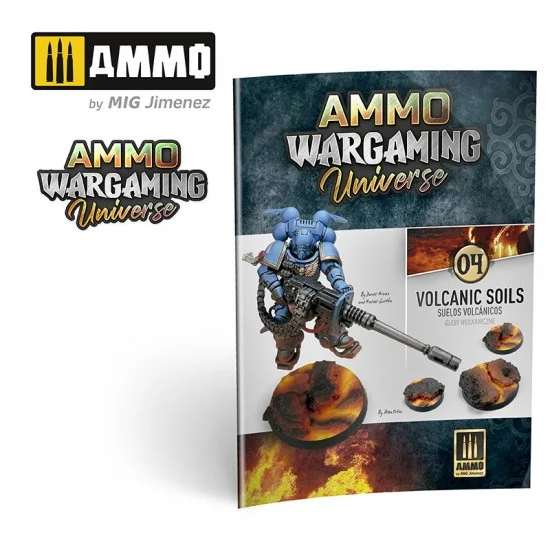 AMMO by Mig Jimenez 6923 Wargaming Universe Book #04 - Volcanic Soils (Multilingual)