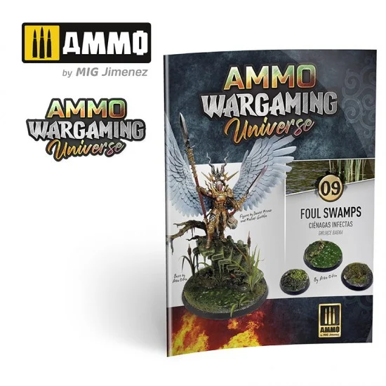 AMMO by Mig Jimenez 6928 Wargaming Universe Book #09 - Foul Swamps (Multilingual)
