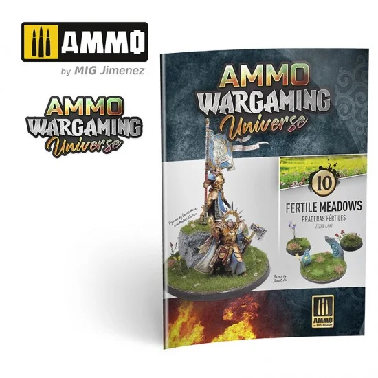 AMMO by Mig Jimenez 6929 Wargaming Universe Book #10 - Fertile Meadows (Multilingual)