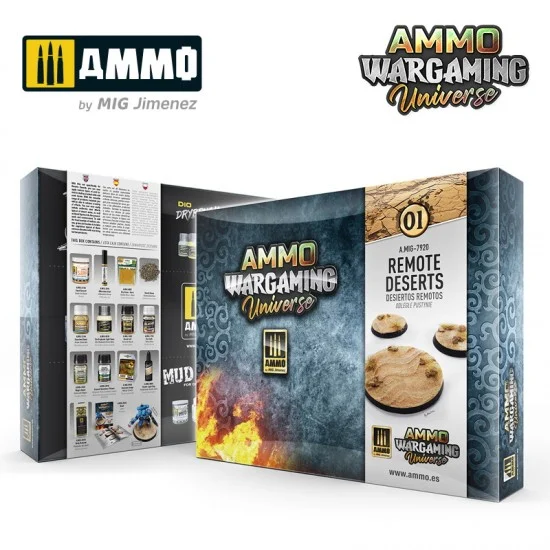 AMMO by Mig Jimenez 7920 Ammo Wargaming Universe #01 - Remote Deserts Weathering set
