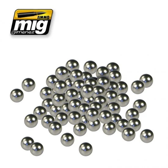 AMMO by Mig Jimenez 8003 Stainless Steel Paint Mixers (80+ units) - Hobby & Model Paints