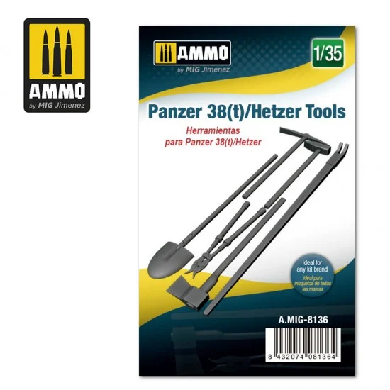 AMMO by Mig Jimenez 8136 1/35 Panzer 38t / Hetzer Tools - Military Vehicles & Tanks