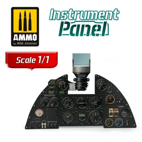 AMMO by Mig Jimenez 8284 1/1 Hawker Hurricane Mk. I Instrument Panel (930 x 624 x 30 mm) - Model Planes