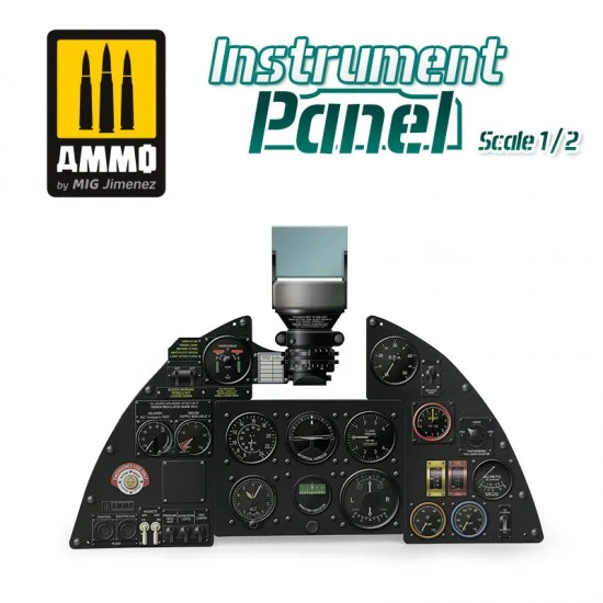 AMMO by Mig Jimenez 8285 1/2 Hawker Hurricane Mk. I Instrument Panel (solid medium-density fibre board)