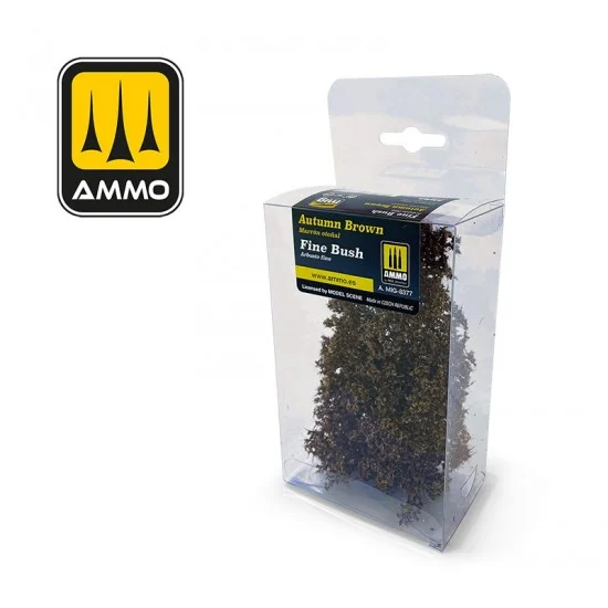 AMMO by Mig Jimenez 8377 Fine Bush - Autumn Brown for Small Scenes/Dioramas/Railway Modeling