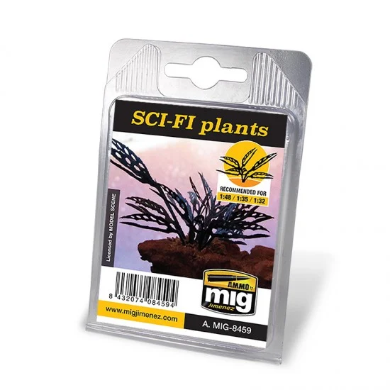AMMO by Mig Jimenez 8459 1/48, 1/35, 1/32 Sci-Fi Plants (realistic, laser cut)