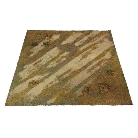 AMMO by Mig Jimenez 8485 Scenic Mats - Airfield Steppe-Dry (dimensions: 245mm x 245mm)