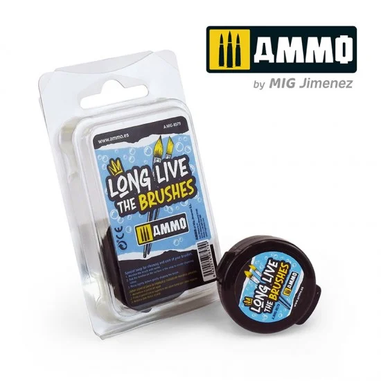 AMMO by Mig Jimenez 8579 Long Live the Brushes - Soap for Cleaning Brushes