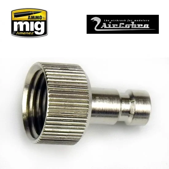 AMMO by Mig Jimenez 8660 "Aircobra" Airbrush Quick Disconnect Plug/Fitting - Hobby & Model Paints