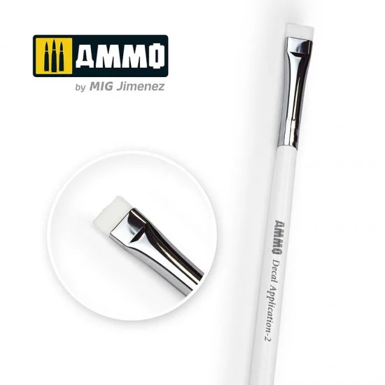 AMMO by Mig Jimenez 8707 2 AMMO Decal Application Brush - Hobby & Model Paints