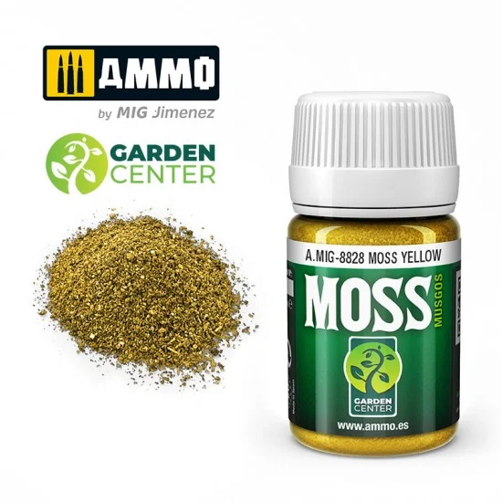 AMMO by Mig Jimenez 8828 Garden Centre - MOSS Yellow Moss (35ml)
