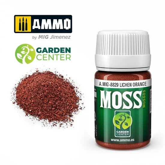 AMMO by Mig Jimenez 8829 Garden Centre - Lichen Orange Moss (35ml)