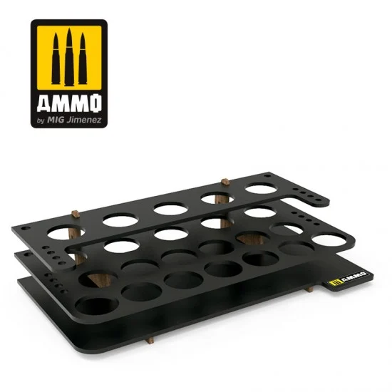 AMMO by Mig Jimenez 8871 Modular System Workshop - Mixed Use (ideal for 17ml A.MIG bottles, Dio DryBrush colours)