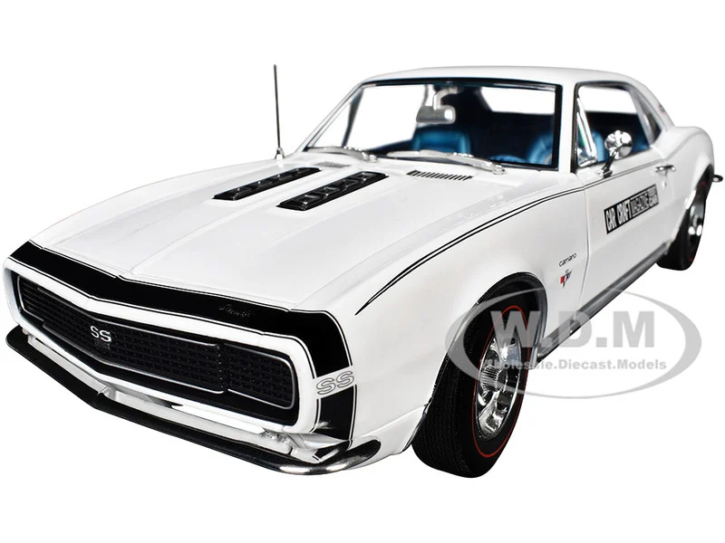 1967 Chevrolet Camaro RS/SS "Car Craft Test Car" White Limited Edition to 180 pieces Worldwide 1/18 Diecast Model Car by ACME - Chevrolet Models
