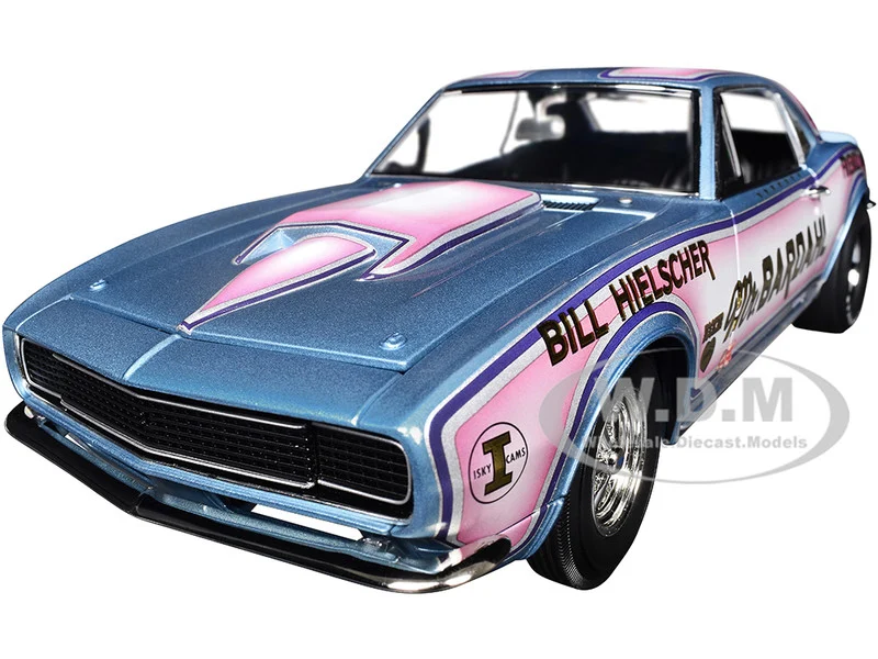 1967 Chevrolet Camaro "Mr. Bardahl Drag Car" Blue Metallic with Red and White Graphics Limited Edition to 312 pieces Worldwide 1/18 Diecast Model Car by ACME - Chevrolet Models