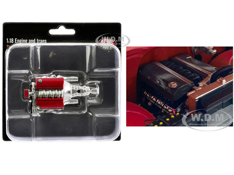 LS3 Engine & Transmission Replica from "1967 Chevrolet C-10 Custom" 1/18 Model by ACME