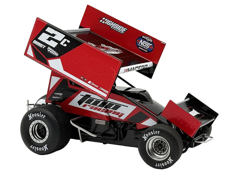 Winged Sprint Car #2C Cole Macedo "Two C Racing" (2025) 1/18 Diecast Model Car by ACME - Winged Sprint Cars