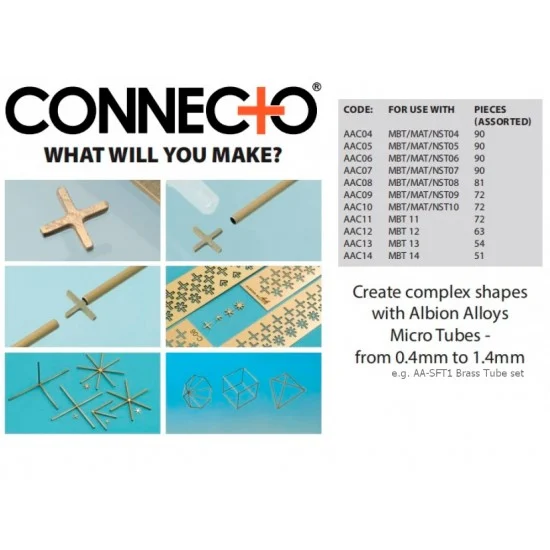 Albion Alloys C-05 Connecto for MBT/MAT/NST05 Tubes (90pcs)