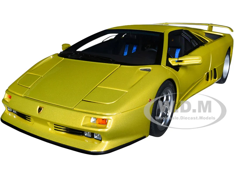 Lamborghini Diablo SE30 Giallo Spyder Yellow Metallic 1/18 Model Car by Autoart - Lamborghini Models