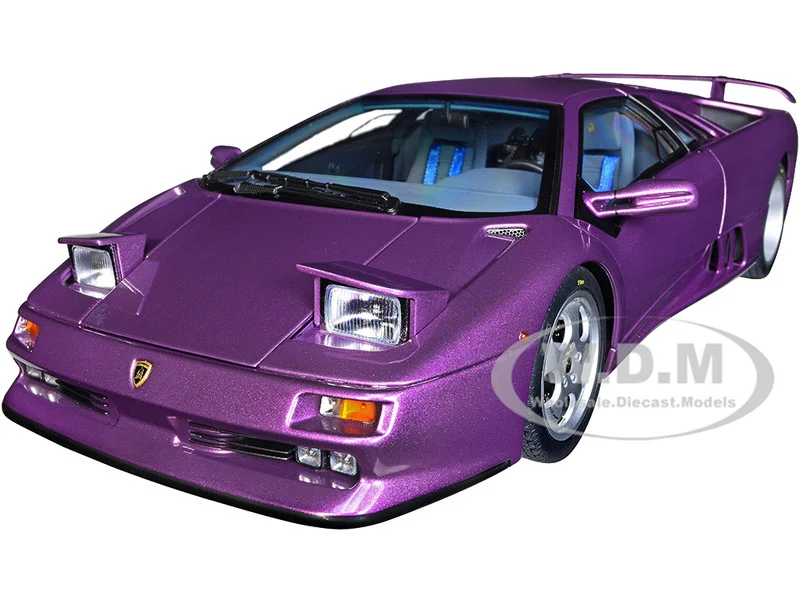 Lamborghini Diablo SE30 Viola Purple Metallic 1/18 Model Car by Autoart - Lamborghini Models