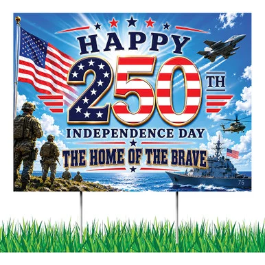 Home of the Brave Yard Sign Aahs Enterprises (474662)