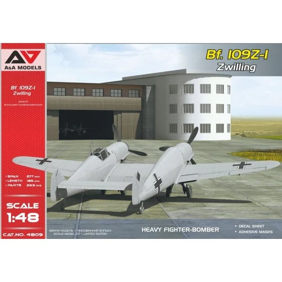 A&A Models 4809 1/48 Messerschmitt Bf-109Z-1 "Zwilling"