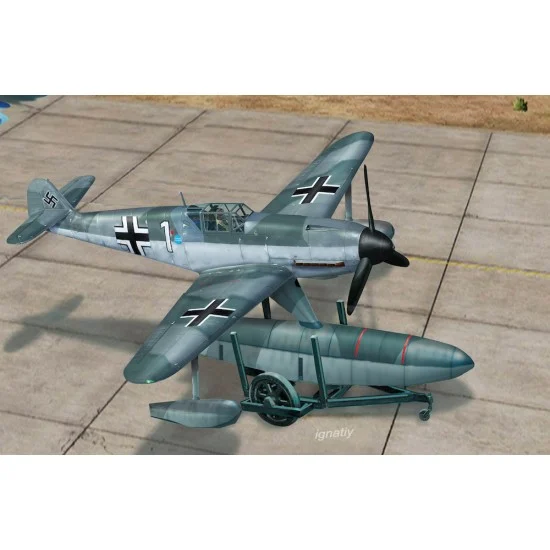 A&A Models 4813 1/48 Messerschmitt Bf109W-2 Experimental Floatplane